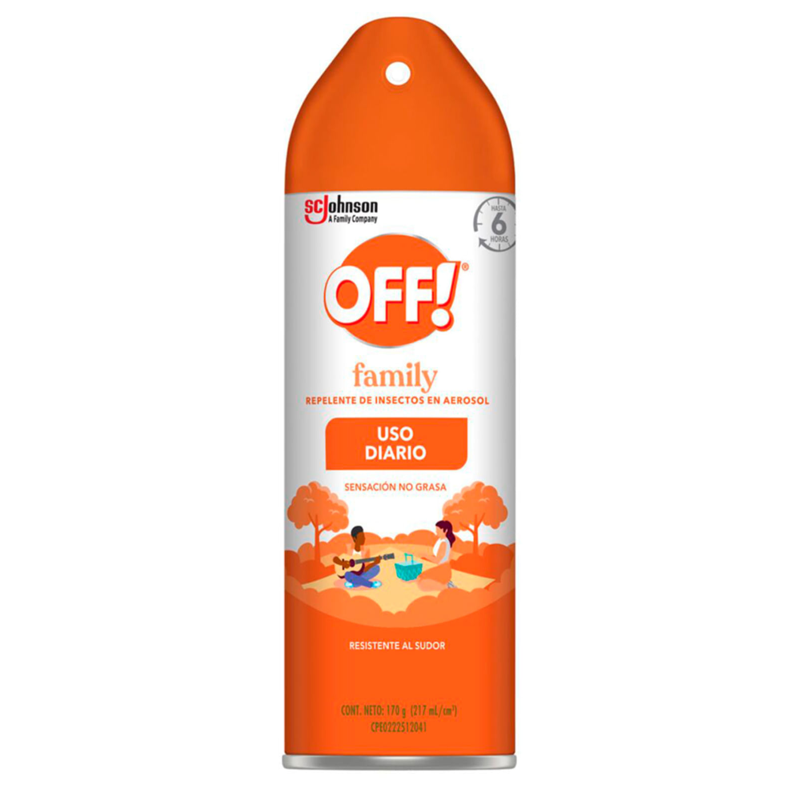 OFF! Family Repelente de Insectos en Aerosol 217ml