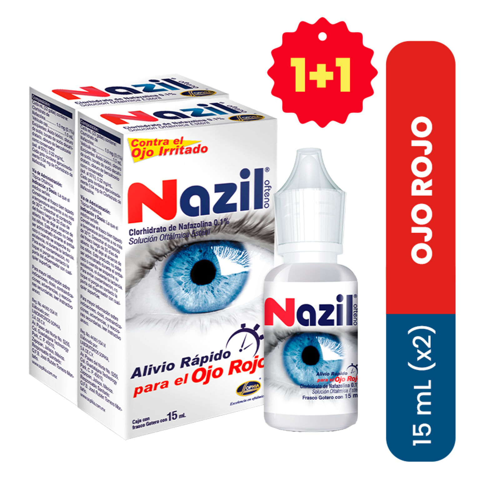Nazil Ofteno 15ml x 2