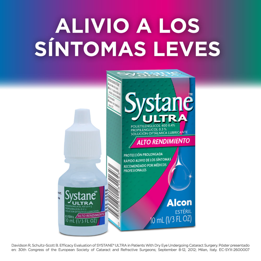 Lubricante oftálmico systane en gotas 10 ml