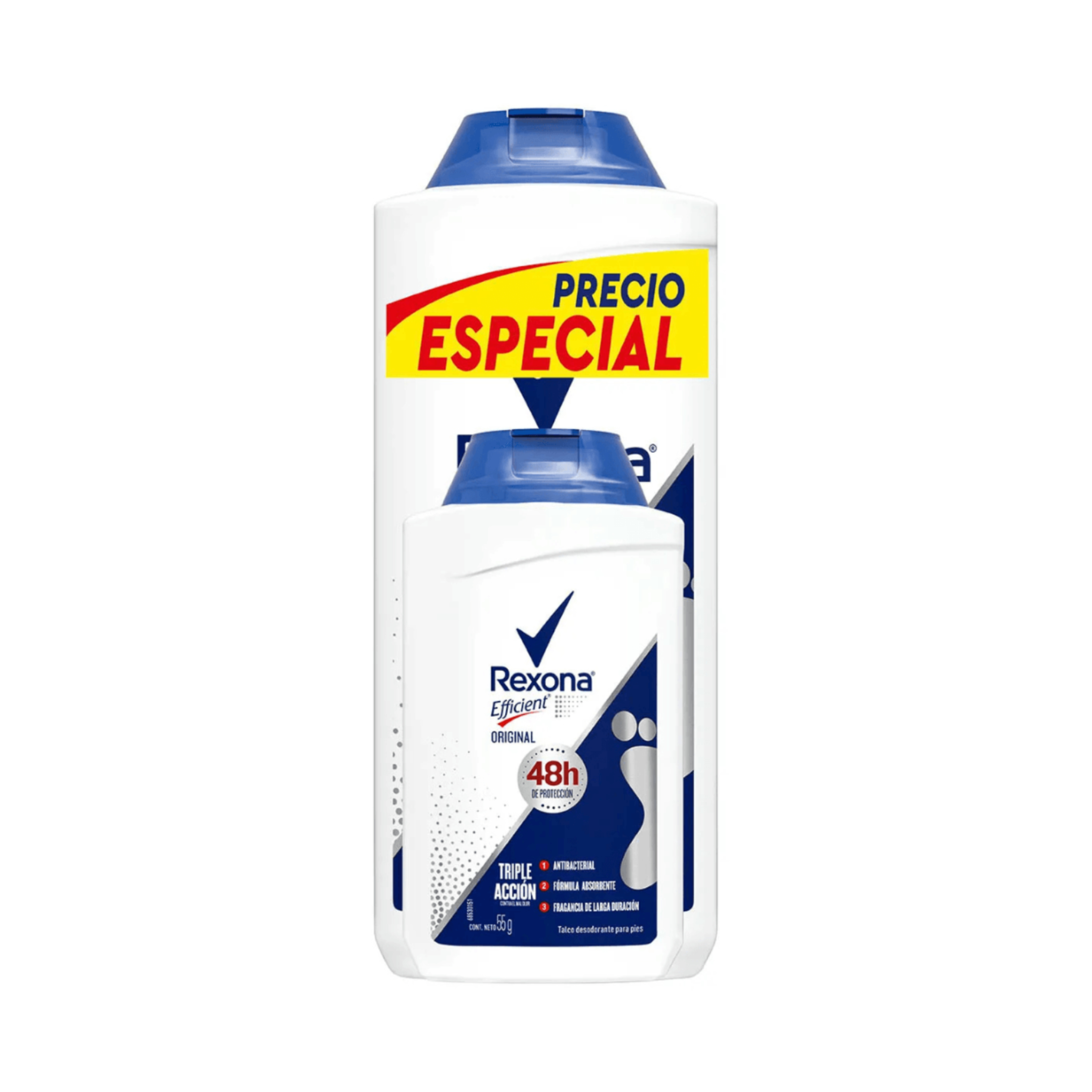 Talco Rexona Efficient x180G+EFFx55G