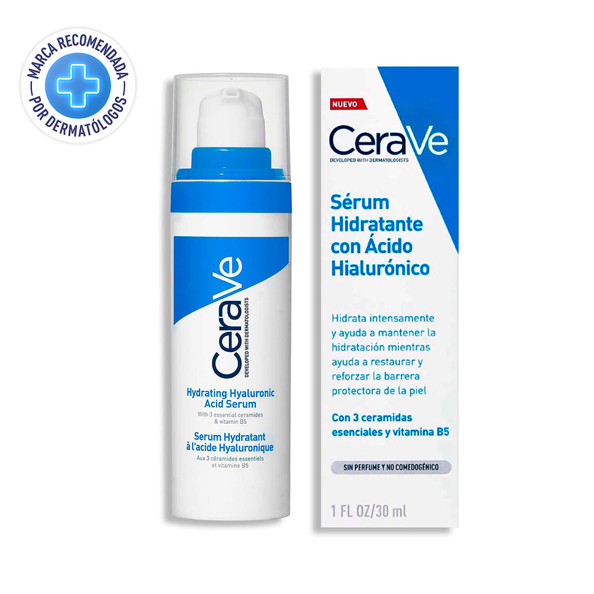 CeraVe Serum Hidratante con Ácido Hialurónico x30ml