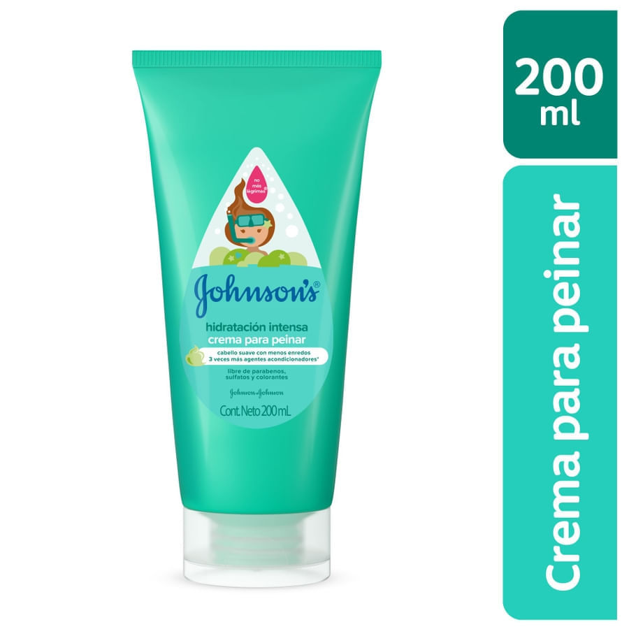 Crema para peinar johnson hidratación intensa 200 ml
