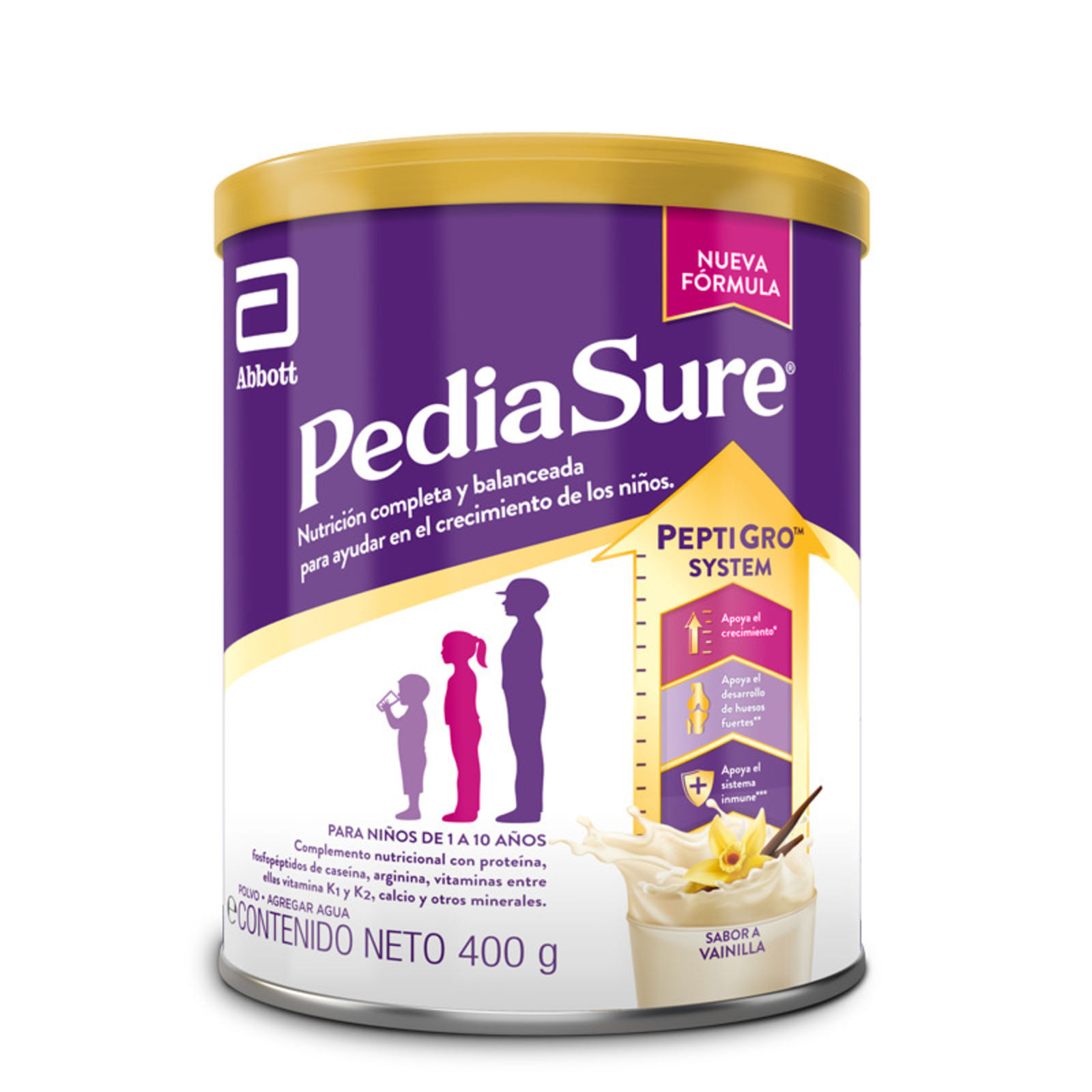 Pediasure Triplesure en Polvo Sabor Vainilla x400gr
