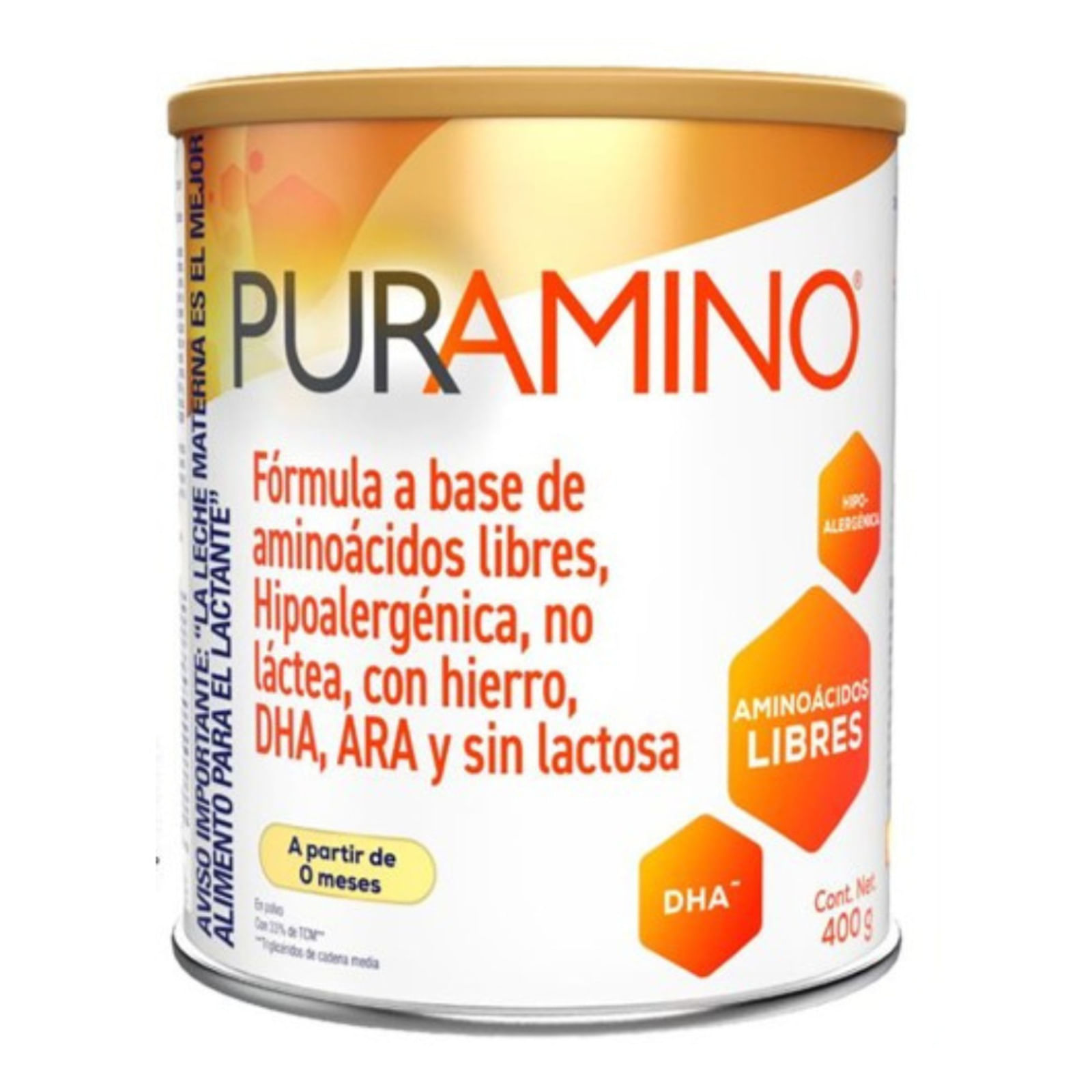 Fórmula infantil puramino 400g