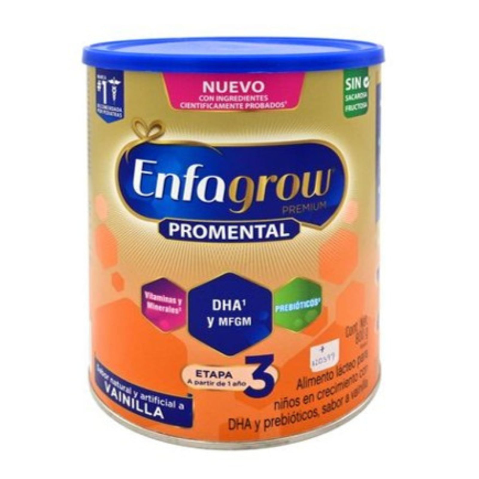 Fórmula infantil enfagrow premium- fórmula de continuación- etapa 3- sabor vainilla lata de 800g