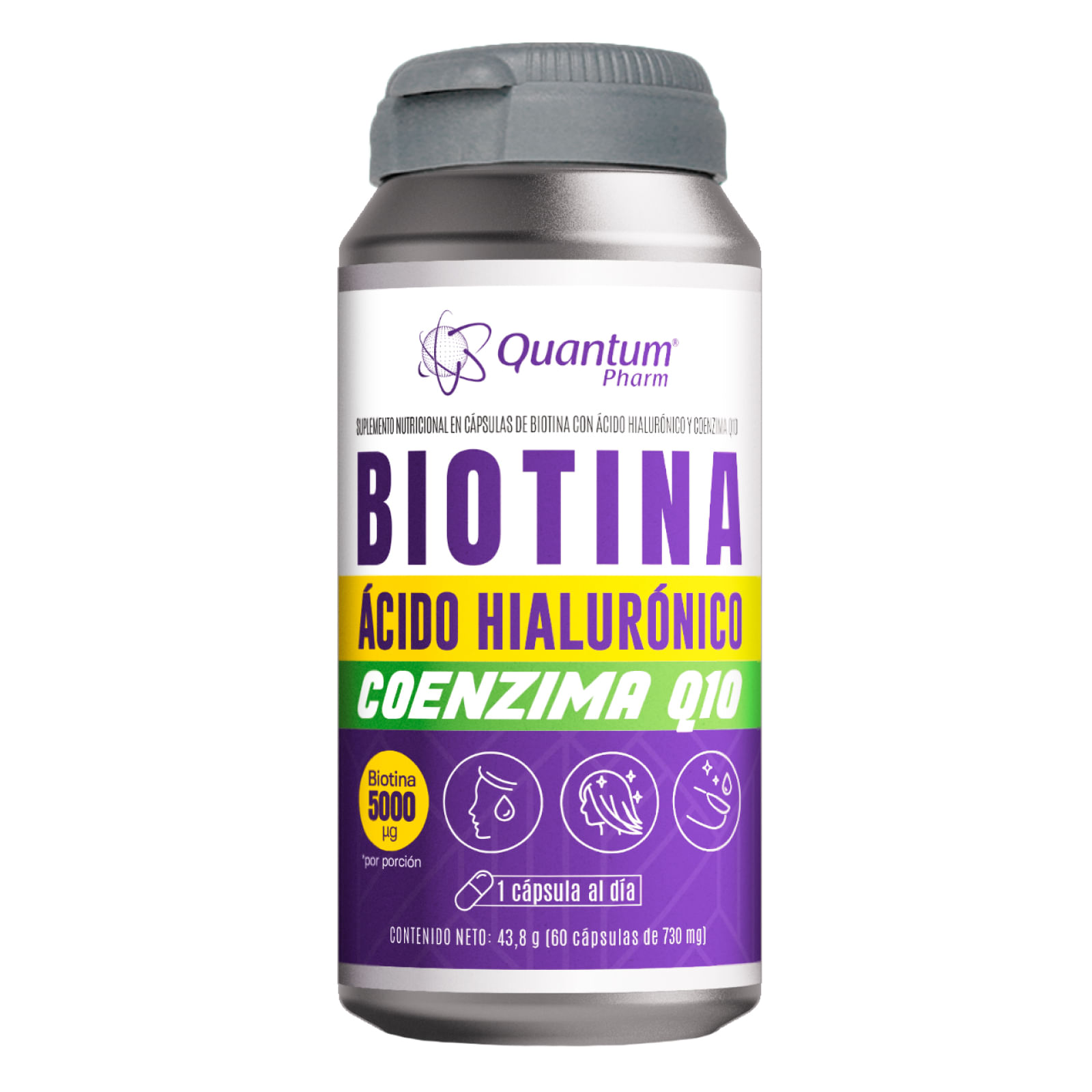 Biotina AH Coenzima Q10x43.8Gx60